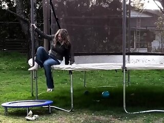 Amber: Outdoor Trampoline