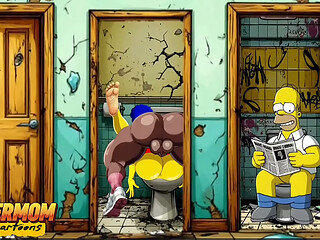 Best Porn Cartoons with Married Housewife Mrs. Simpson by CYBERMOM. Compilation. Sniff Panties, Gloryhole, cheating