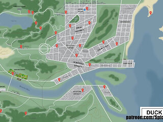 Adventures of Willy D: girl with huge boobs, a beach deepthroat and throat pie ep 25