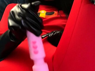 Stacked brunette goes solo toys and masturbation