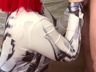 Nutaku Lust Goddess Crosplay: Executed with Her Divine Blowjob