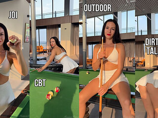 JOI, CBT While Playing Billiard