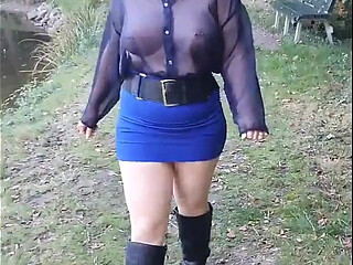 Frivolous Walk Ended with Blowjob