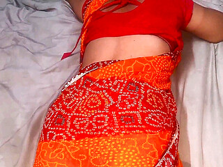 I Fucked Zaara Bhabhi in Red indian Saree and Cumshot in Mouth