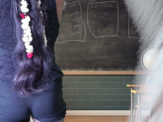 Indian Tuition Teacher Bhabi Taken Hard by Her Student