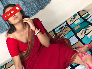 Desi Indian Beautiful Hot Stepmom Desparately Having Hardcore Anal Sex with Stepson Secretly at Midnight