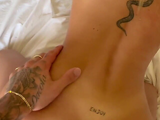 POV, Sex Upon Waking up with a Blonde with Huge Tits and Blue Eyes Rossavaxx