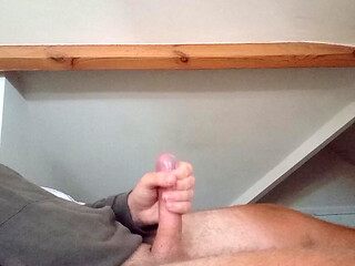 Handsome Big Cock Cumshot! Daddy Badly Needs A Horny Cum Slut to Fuck! Huge Load!