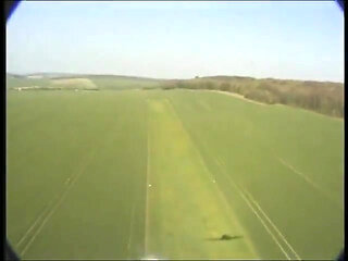 Stunning redhead slut gets outdoor fucked by pilot