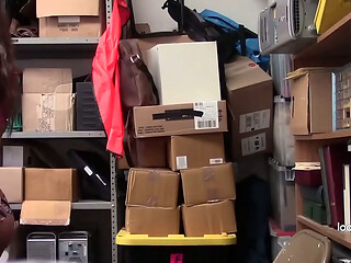 Video Proof Traps Shoplifter Into Stripping Then Standing Sex