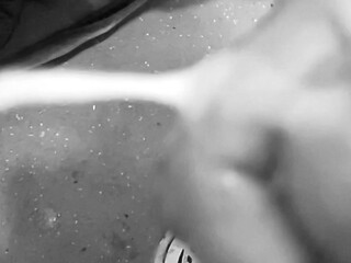 Handjob in slowmotion with blowout