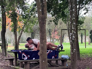 Stepmother Gets Caught Having Sex Outdoors