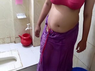 Sex With Cousin In The Washroom. I Did Enjoy Cousin Lovely Pussy