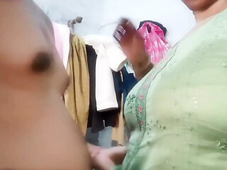 The beautiful village Bhabhi was working in the kitchen, brother-in-law came from behind and put his finger in my pussy