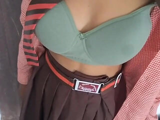 Indian Village Desi School Girl Fucked In Big Cock Doggy Style