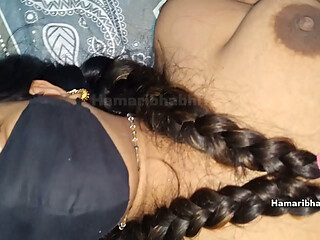 Indian hot wife best sex video going viral! with clear Hindi dirty talking audio.