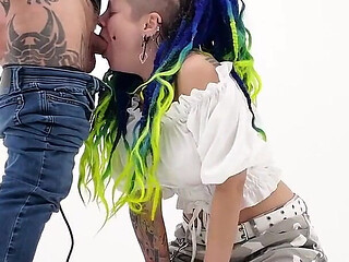 Sybian Try Out and Cock Sucking