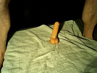 Old dildo, new cum