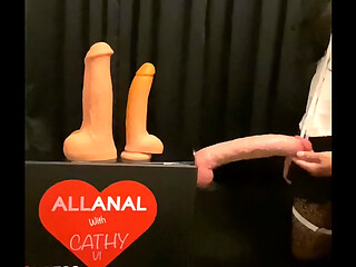 Taking a fat cock deep in my ass