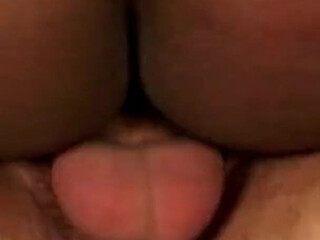 Big tits ebony teen Stacy banged by white guy after party