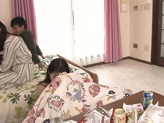 PT1 Sneaking around in a Kotatsu and playing pranks on the unprotected lower half of the body!