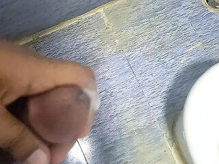 Tamil guy enjoying himself with uncut cock