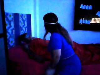 BIG-ASS STEPMOM: Dad leaves stepson with Latina stepmom on Halloween
