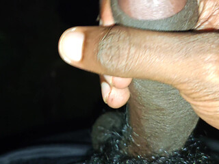 Quick jerking and cumming at night