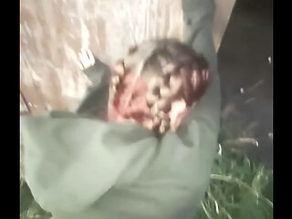 Teen Slut Fucks Outside at Abandonded Farm