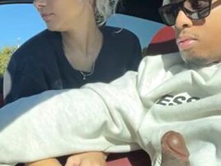 Blonde petite teen suck and ride bbc in car I found her at meetxx.com