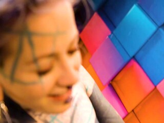 Tattooed lesbian gets a real orgasm from hard-fisted anal play