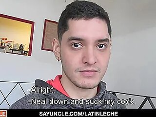 Latin Boy Accepts Money To Ride Strangers Big Dick