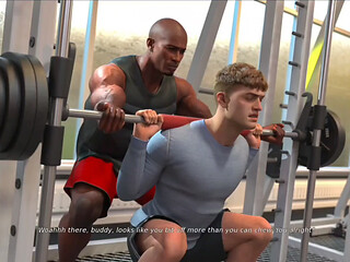 Be Submissive to the massive dick in the gym of men.