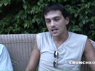 Gay sucking his straight friend in the fiesta night