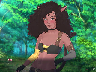 Neko Slut Gives You a Blowjob - Quickie Fantasy Adventure Gameplay #2
