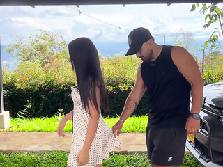 After Jogging I Fuck Beautiful Girl While They Are Alone at Their Stepfather's House, Huge Discharge in Their Ass