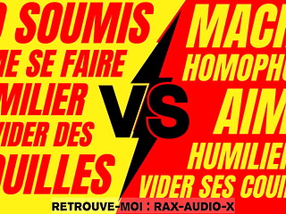 Plan hard entre un fran&ccedil_ais h&eacute_t&eacute_ro macho puissant et un jeune gay soumis et faible