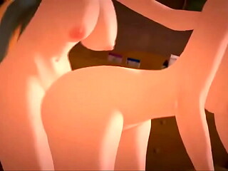 Futa cojiendon rico con la amiga hentai