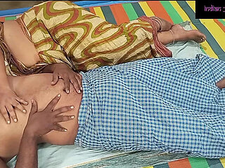 Indian Step Mom Relieves Son's Stress With Big Natural Tits