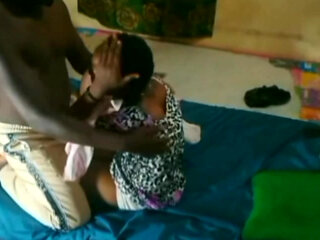 African student at her teacher's home