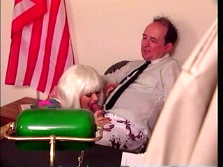 Hot Blonde Sucking the Mayor's Soul Out