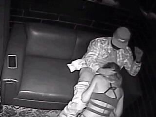 Blonde Stripper Bareback in club