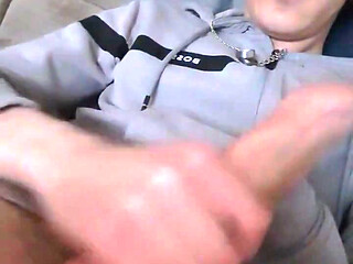 Skinny Lad Wank and Spunk Hard