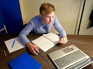 Powerful Masturbation in the Office