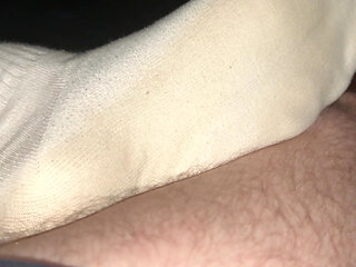 Hairy guy jerks off his cock and cums