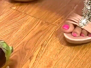 Squashing Eggplant with My Sexy High Heels