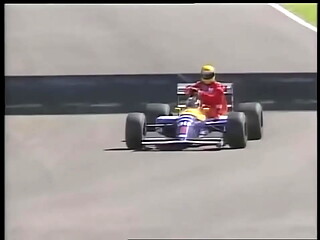 INESQUEC&Iacute_VEL CARONA DE MANSELL PARA SENNA