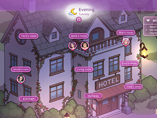 Sex Apartment 2: Grand Hotel Gameplay Part 2 - Spicy Encounters with Bella and Eva