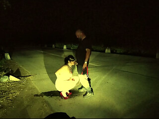 Extreme Street Pissing in the Mouth and Sperm