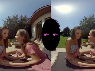 Cute blonde teen outdoor anal fuck
